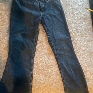 Lee Riders Boot Cut Denim Dark Wash Jeans 10P